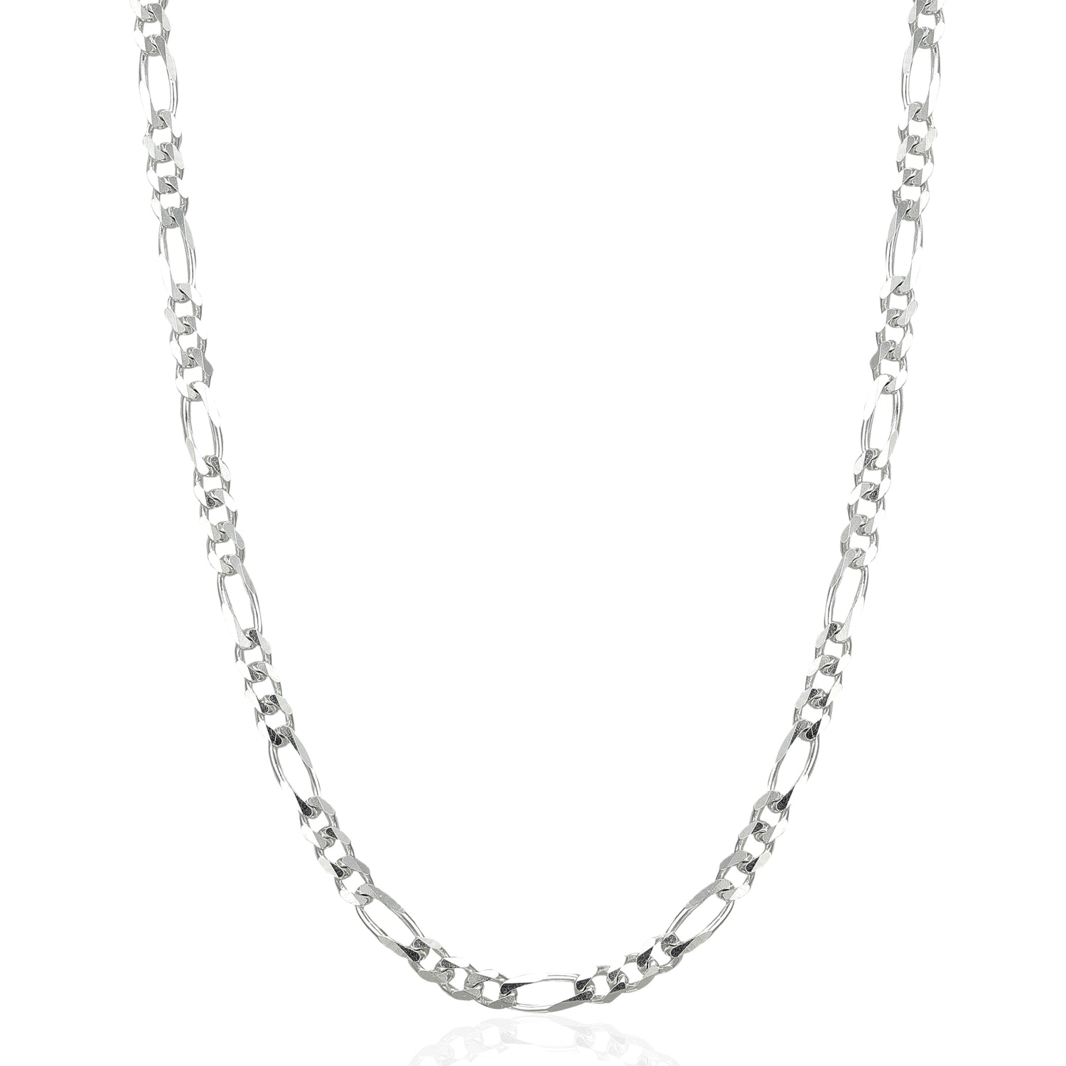 Stylish Link Pattern 925 Sterling Silver Chain