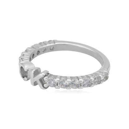 Calvin Klein 925 Rhodium Luxe Shine Rings