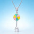 Candy Swirl 925 Sterling Silver Charm Pendant