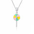 Candy Swirl 925 Sterling Silver Charm Pendant