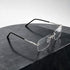 Cartier Rimless Eyeglasses Silver