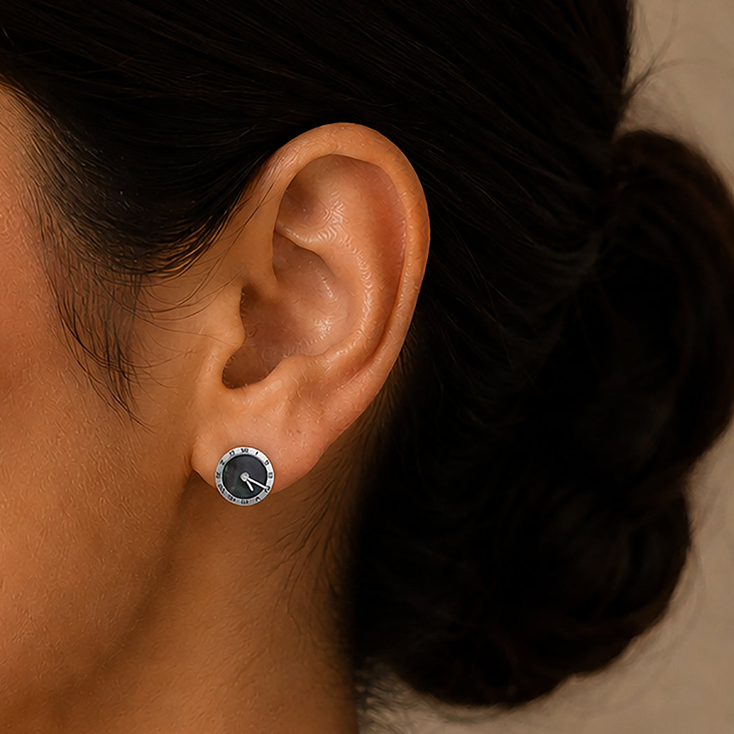Celestial Roman Elegance 925 Sterling Silver Premium Earrings