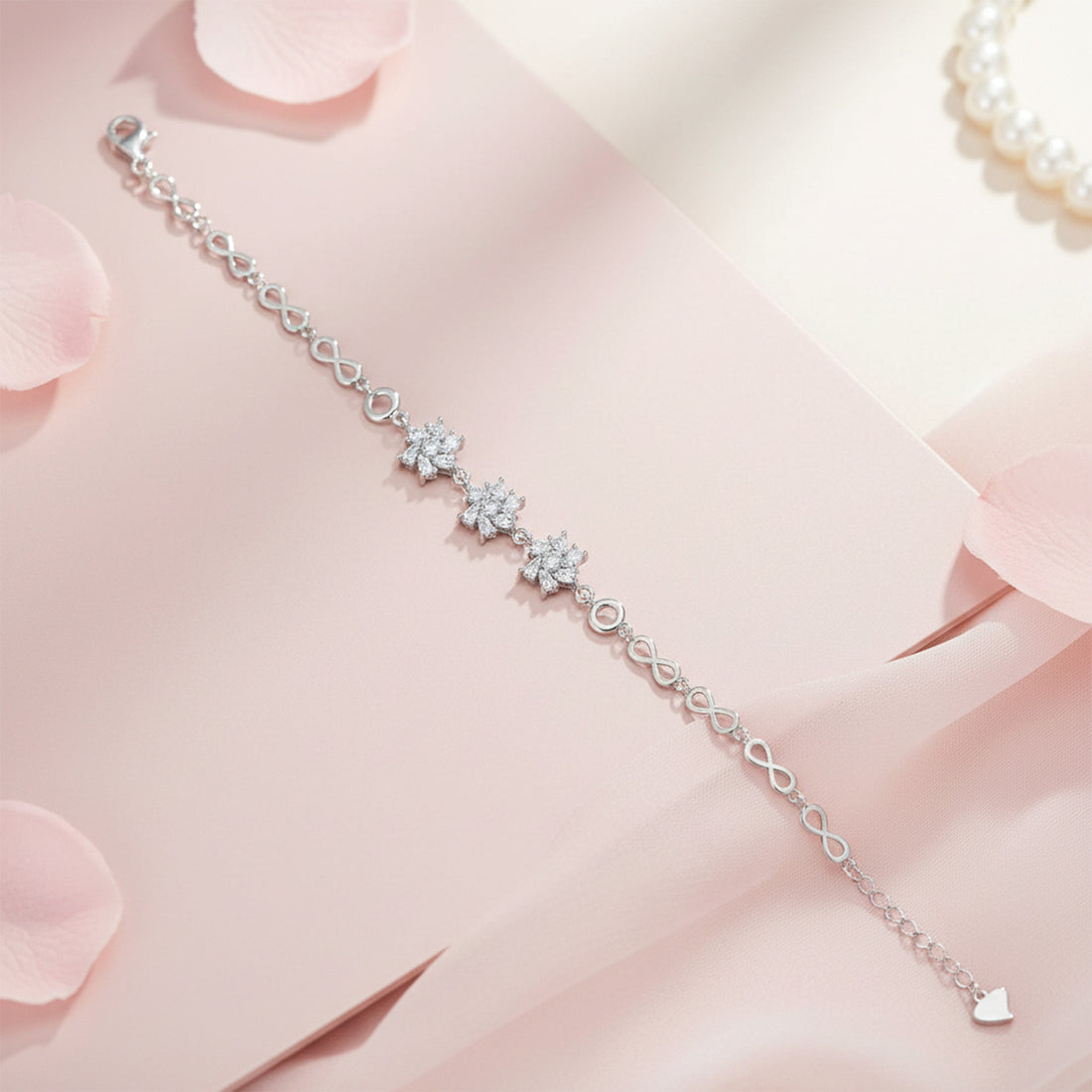 Celestial Infinity 925 Silver Bracelet