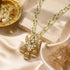 Celestial Kundan Pearl Golden Layered Traditional Designer Haram