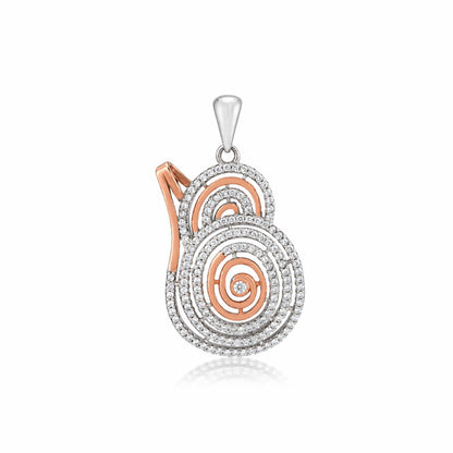 Celestial Loop 925 Sterling Silver Shine Pendant
