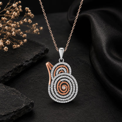 Celestial Loop 925 Sterling Silver Shine Pendant