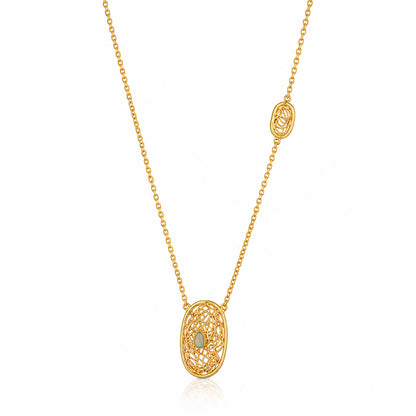 Celestial Nest Glow 925 Sterling Silver Chain Pendant