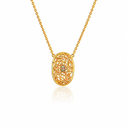 Celestial Nest Glow 925 Sterling Silver Chain Pendant