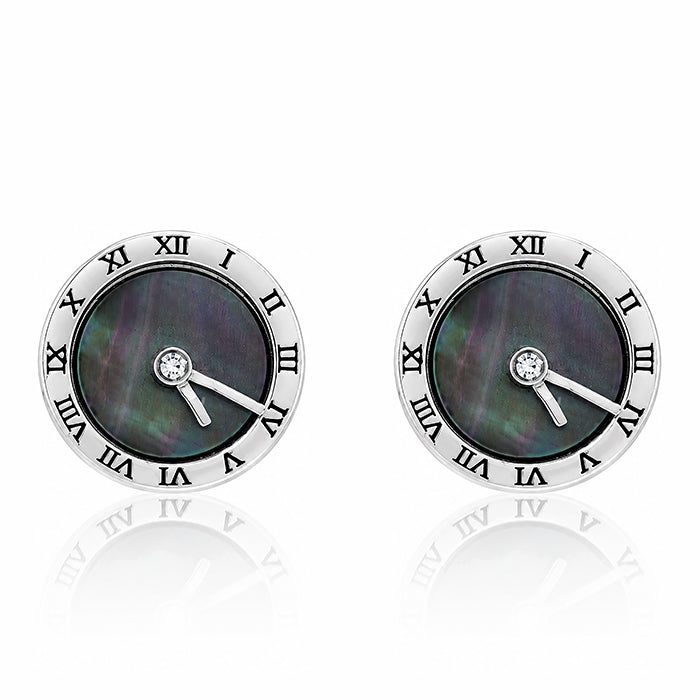 Celestial Roman Elegance 925 Sterling Silver Premium Earrings
