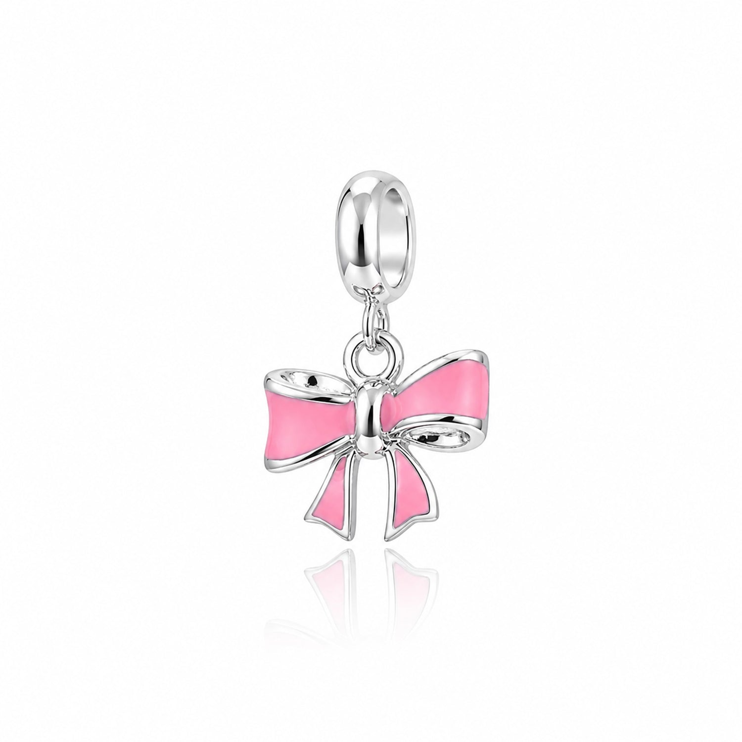 Charming Bow 925 Sterling Silver Pendant