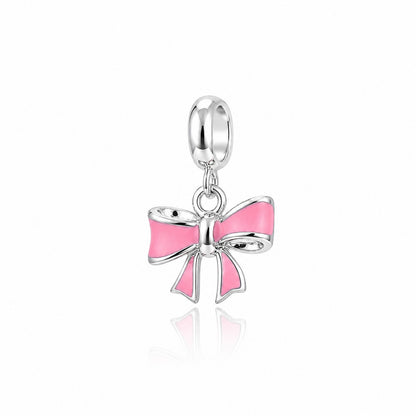 Charming Bow 925 Sterling Silver Pendant