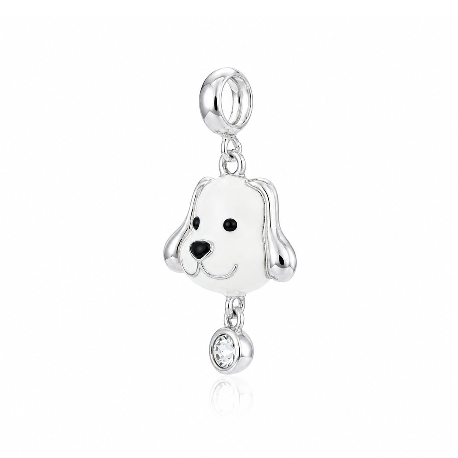 Charming Puppy 925 Sterling Silver Pendant