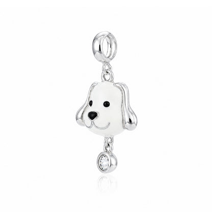 Charming Puppy 925 Sterling Silver Pendant