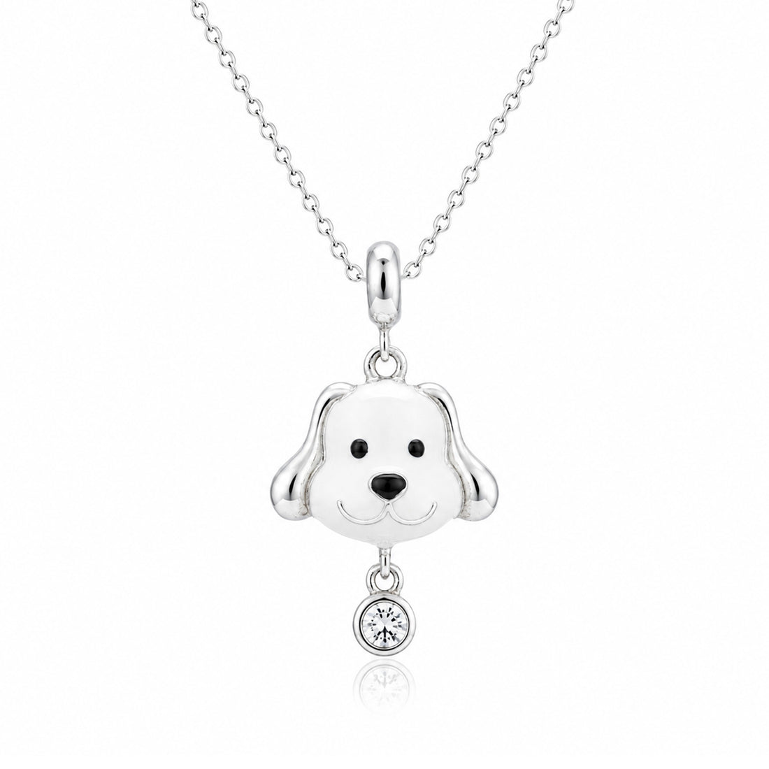 Charming Puppy 925 Sterling Silver Pendant