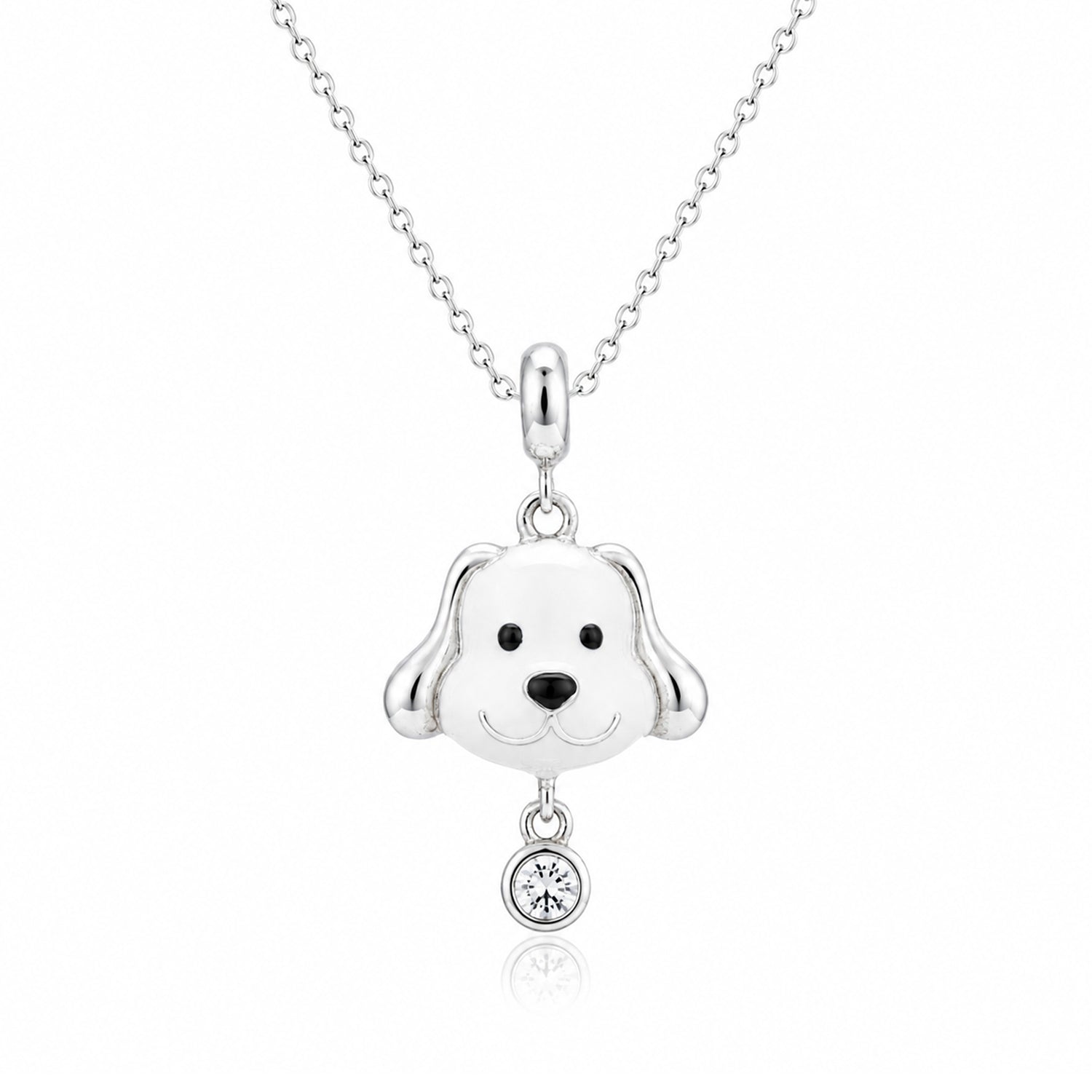 Charming Puppy 925 Sterling Silver Pendant