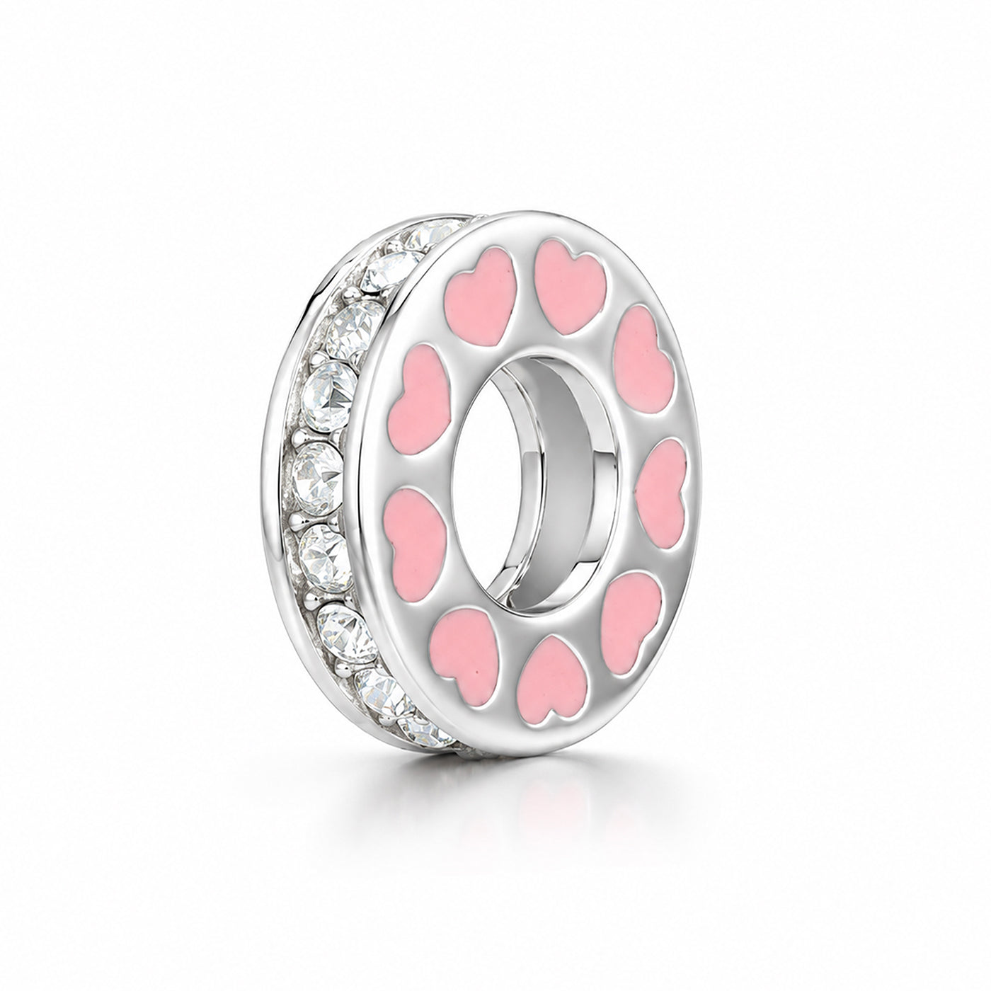 Classic Eternity Circle 925 Sterling Silver Pendant