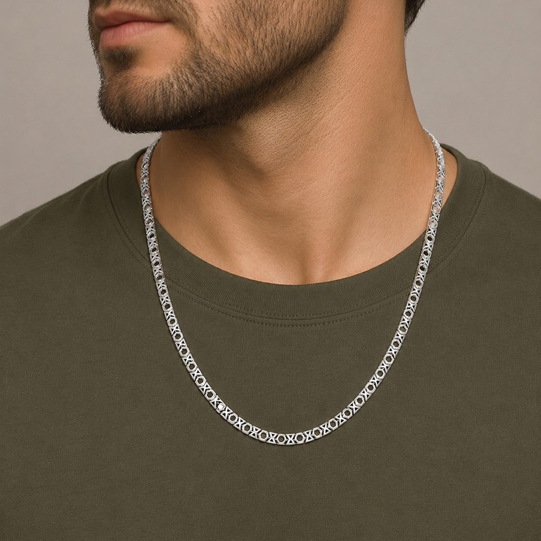 Classic Mariner Link Silver Chain for Men