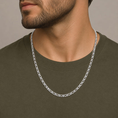 Classic Mariner Link Silver Chain for Men