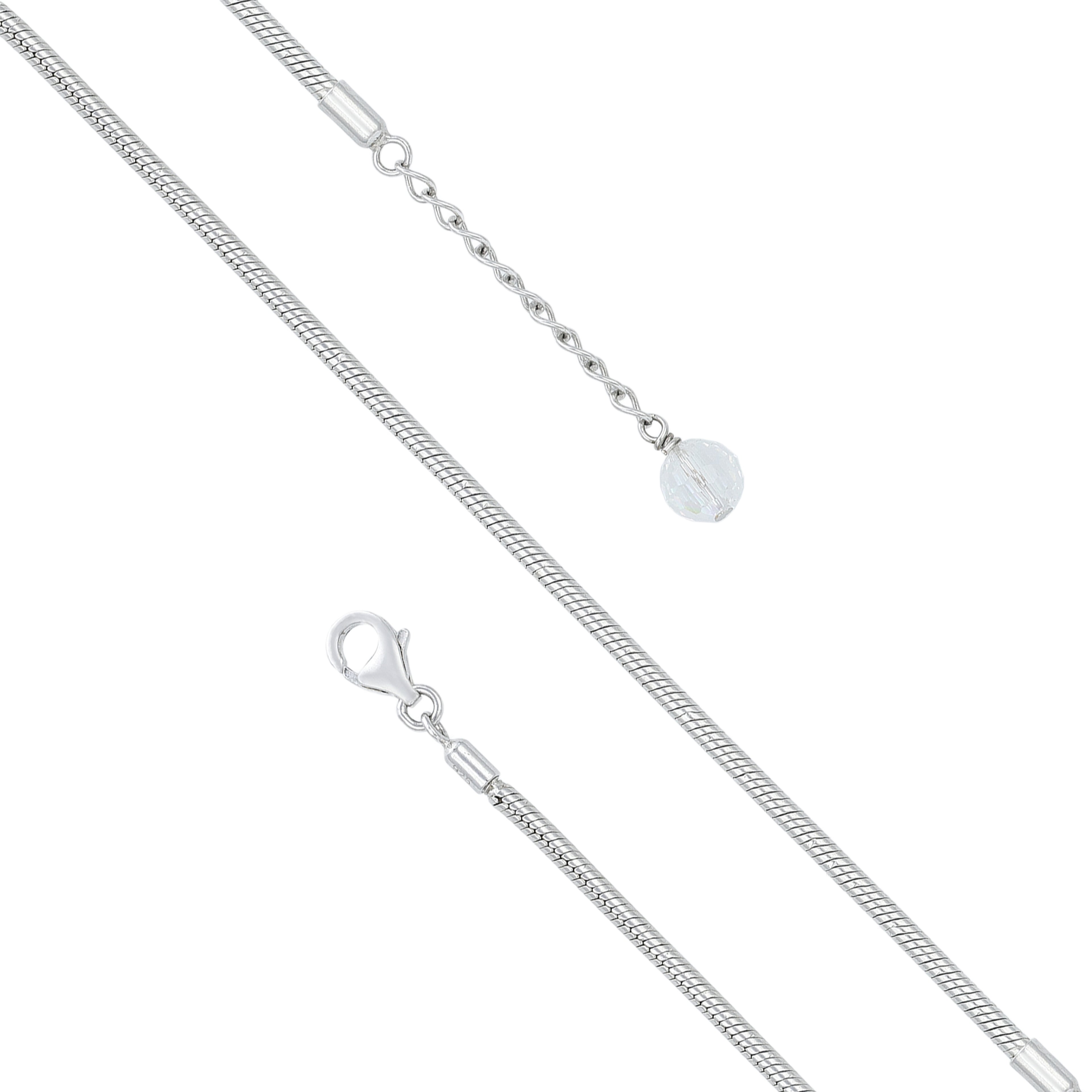 Classic Rope 925 Sterling Silver Adjustable Chain Bracelet