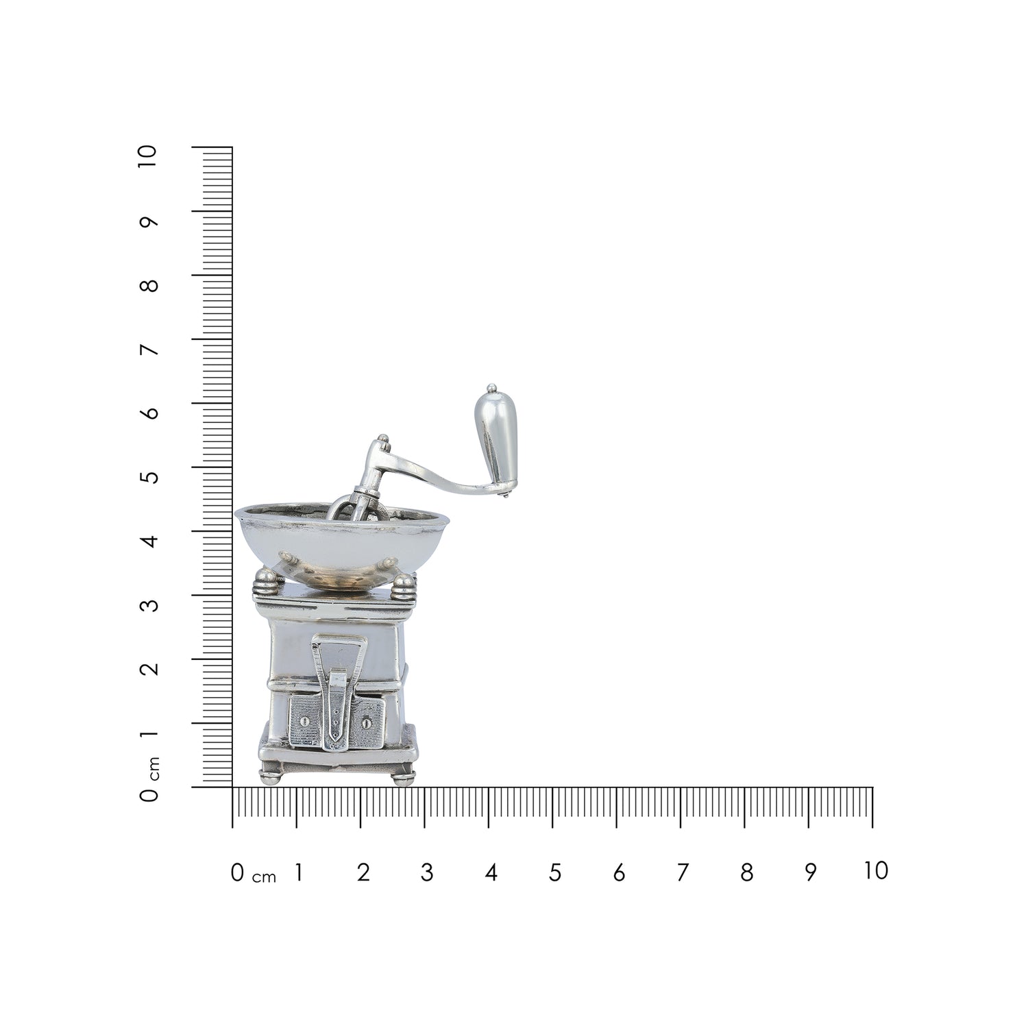 Classic Tabletop Mill 925 Sterling Silver Miniature