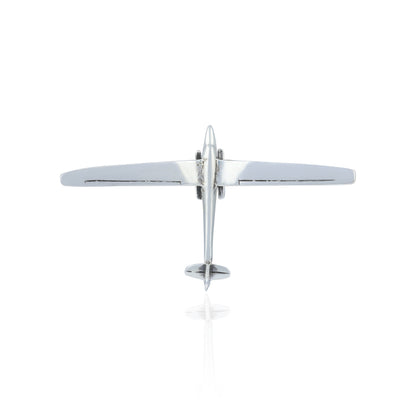 Classic Airplane 925 Sterling Silver Miniature
