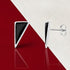 Classic Black Triangle 925 Sterling Silver Signature Earrings