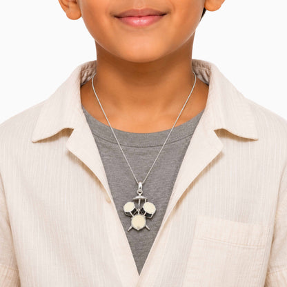 Classic DrumEnsemble 925 Sterling Silver Signature Pendant
