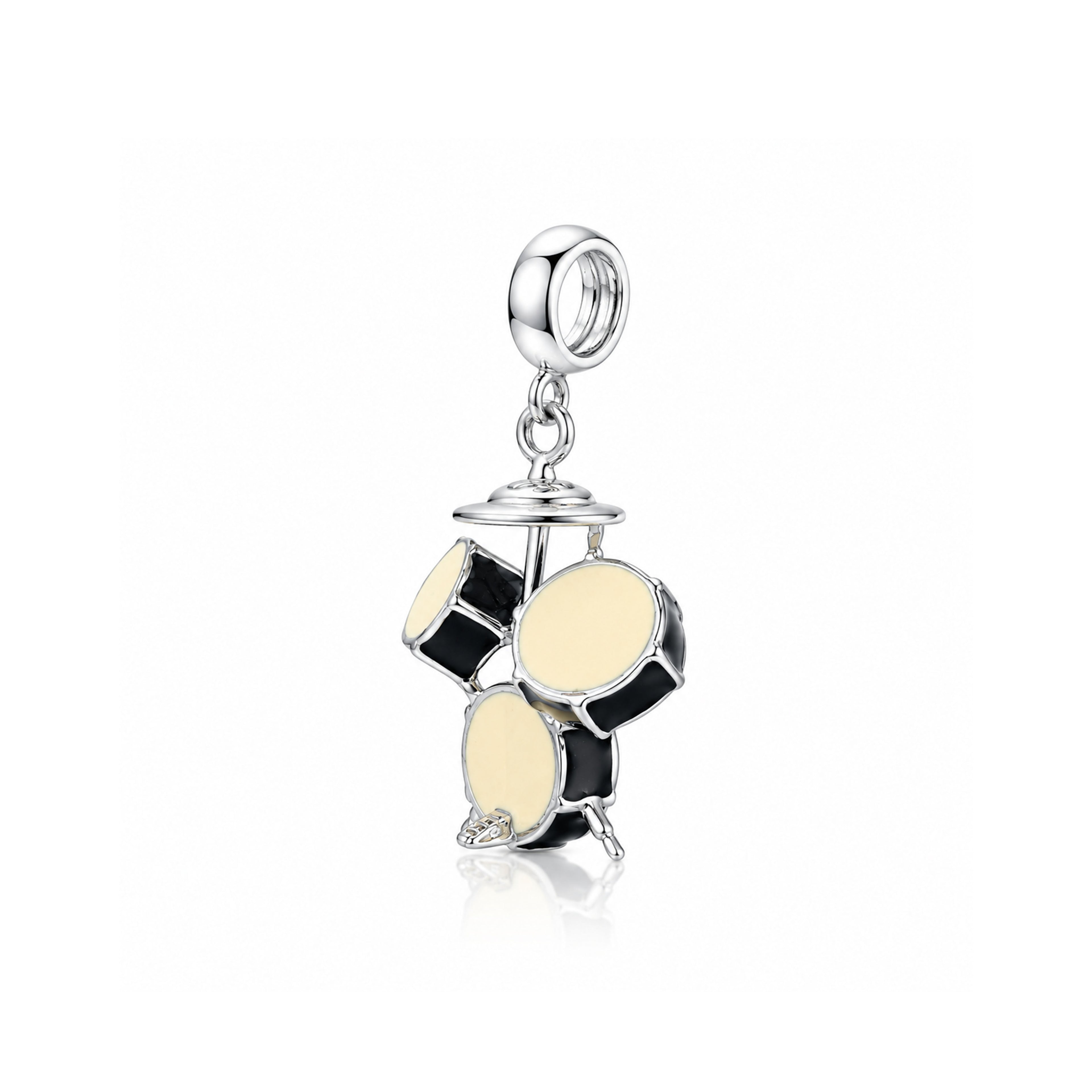Classic Drum Ensemble 925 Sterling Silver SignaturePendant