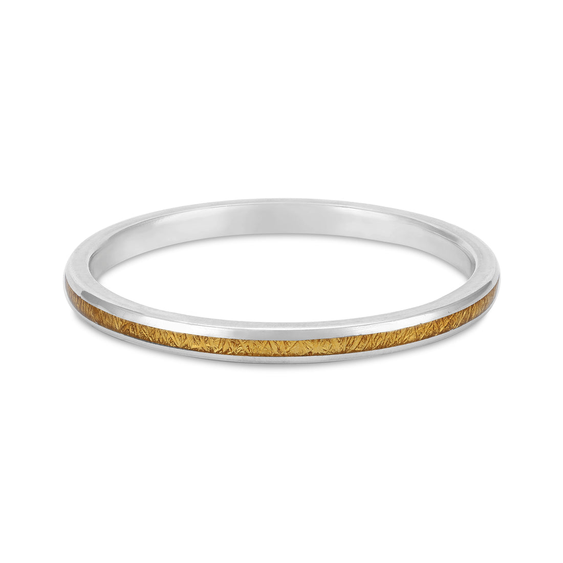 Classic Dual Tone 925 Sterling Silver Kada for Baby