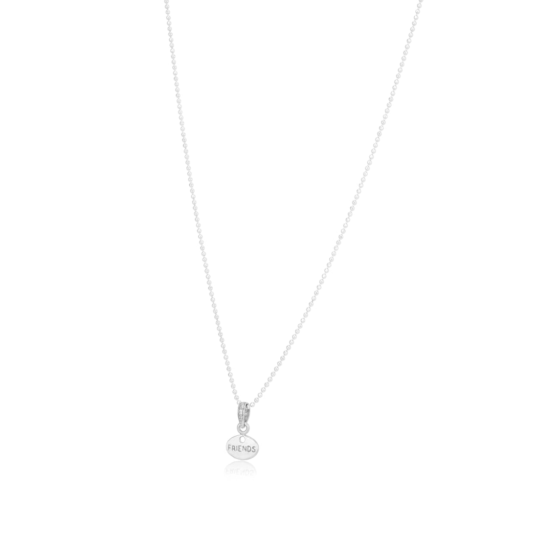 Classic Friends Rhodium 925 Minimalist Chain Pendants