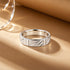 Classic Geometric Sterling Silver Ring