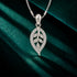 Classic Leaf Cluster Sterling Silver Pendant