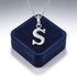 Classic Letter S 925 Sterling Silver Charm Pendant
