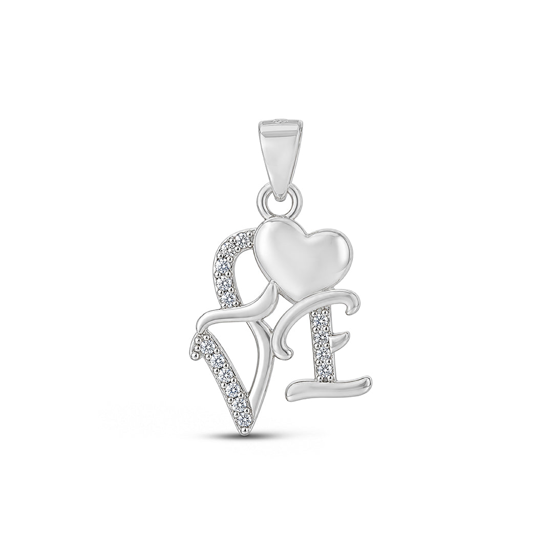 Classic Love Heart Sterling Silver Pendant