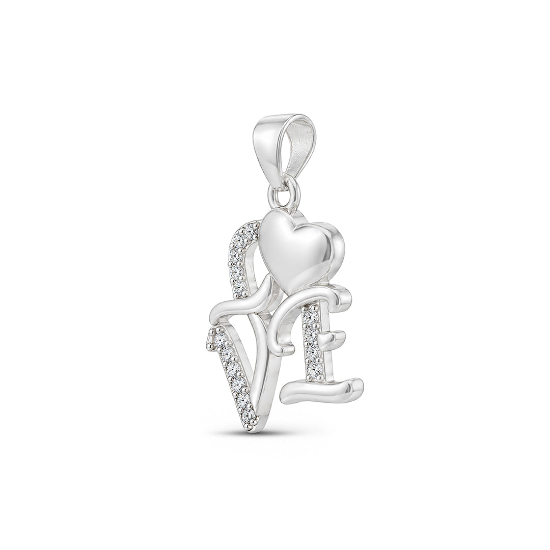 Classic Love Heart Sterling Silver Pendant