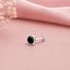 Classic Onyx Glow 925 Sterling Silver Premium Nose Pin