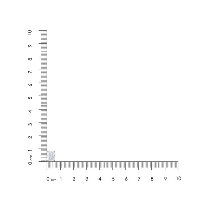 Ruler with measurement scale on a white background