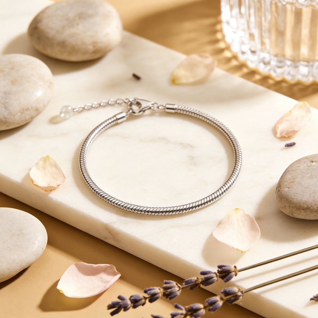 Classic Rope 925 Sterling Silver Adjustable Chain Bracelet