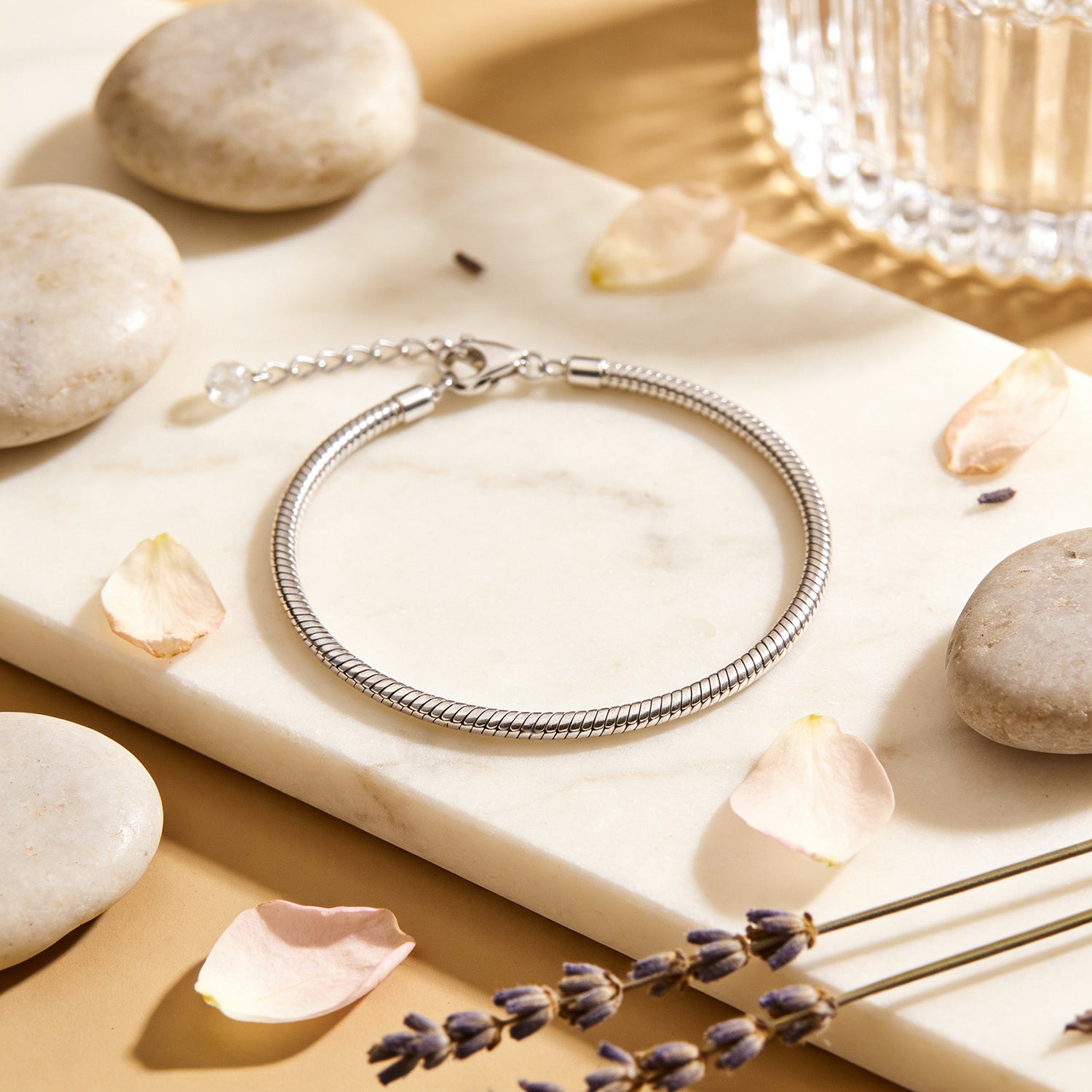 Classic Rope 925 Sterling Silver Adjustable Chain Bracelet