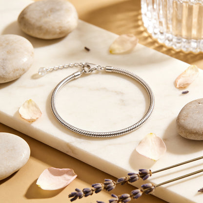 Classic Rope 925 Sterling Silver Adjustable Chain Bracelet