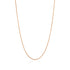 Classic Rose Gold Silver Chain Necklace
