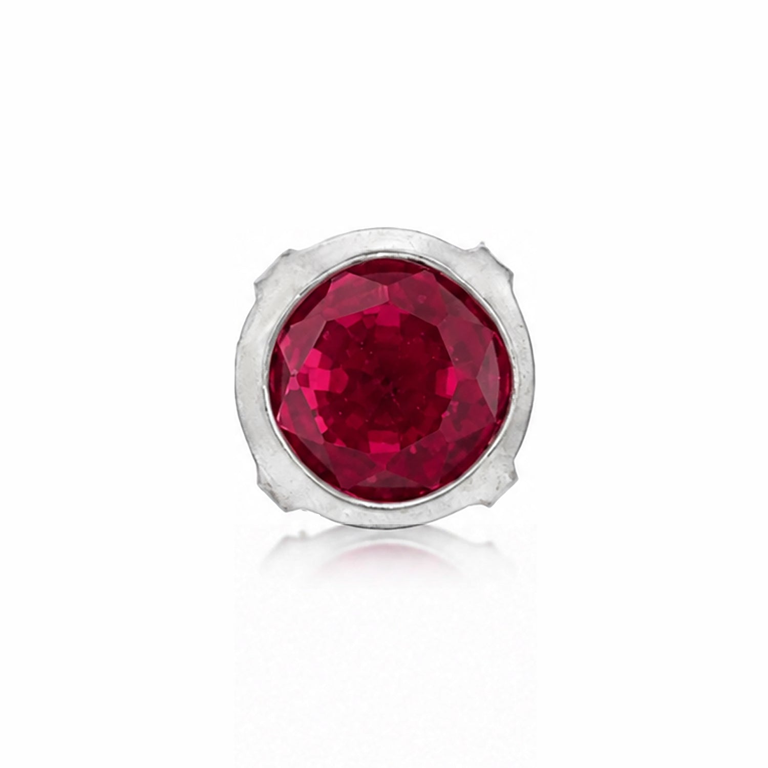 Classic Ruby Shine 925 Sterling Silver Nosepin