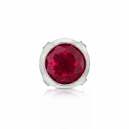 Classic Ruby Shine 925 Sterling Silver Nosepin