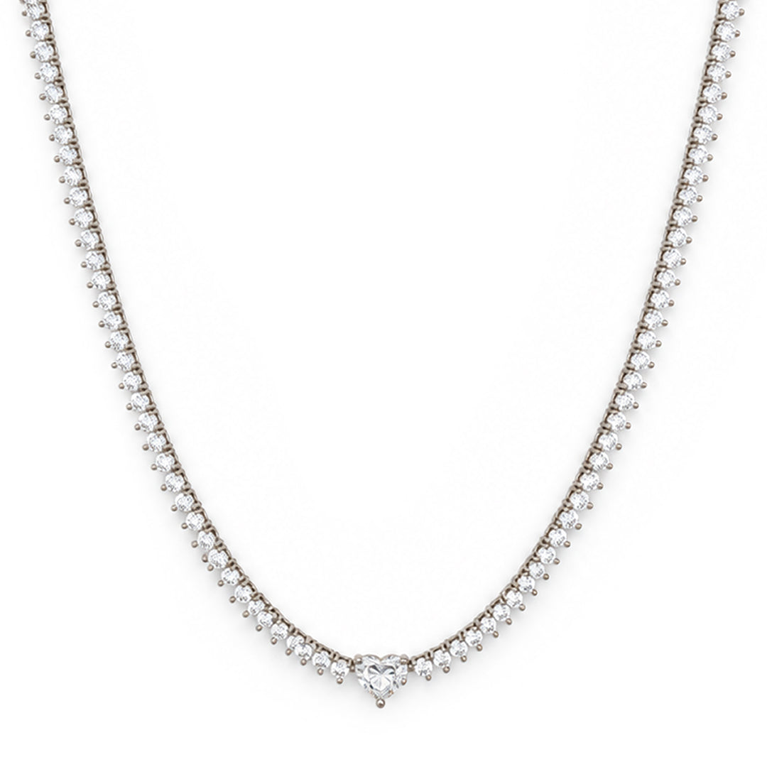 Classic Tennis Sterling Silver Chain