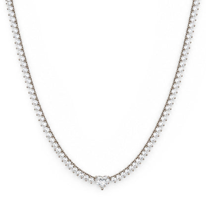 Classic Tennis Sterling Silver Chain