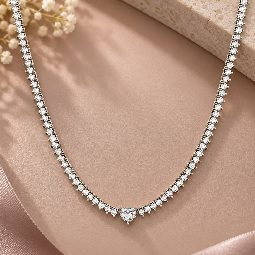 Classic Tennis Sterling Silver Chain