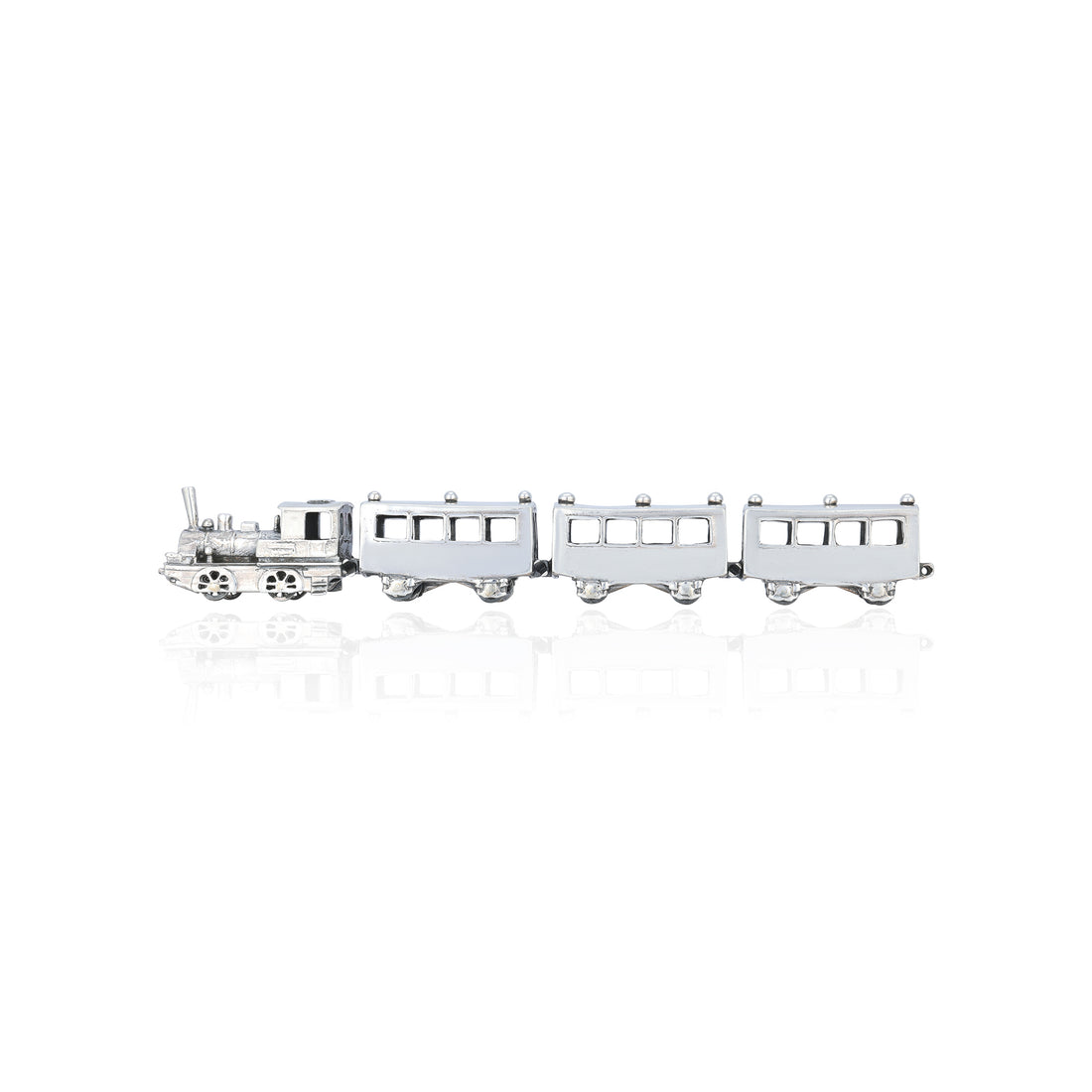 Classic Train Collection 925 Sterling Silver Model Miniature
