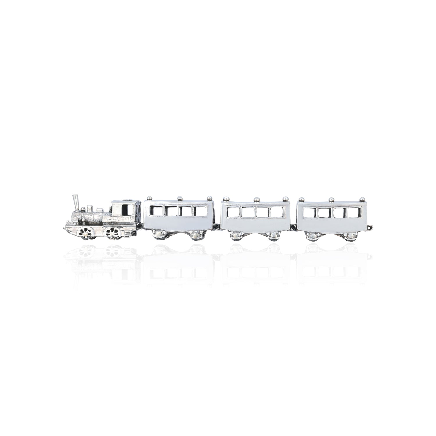 Classic Train Collection 925 Sterling Silver Model Miniature