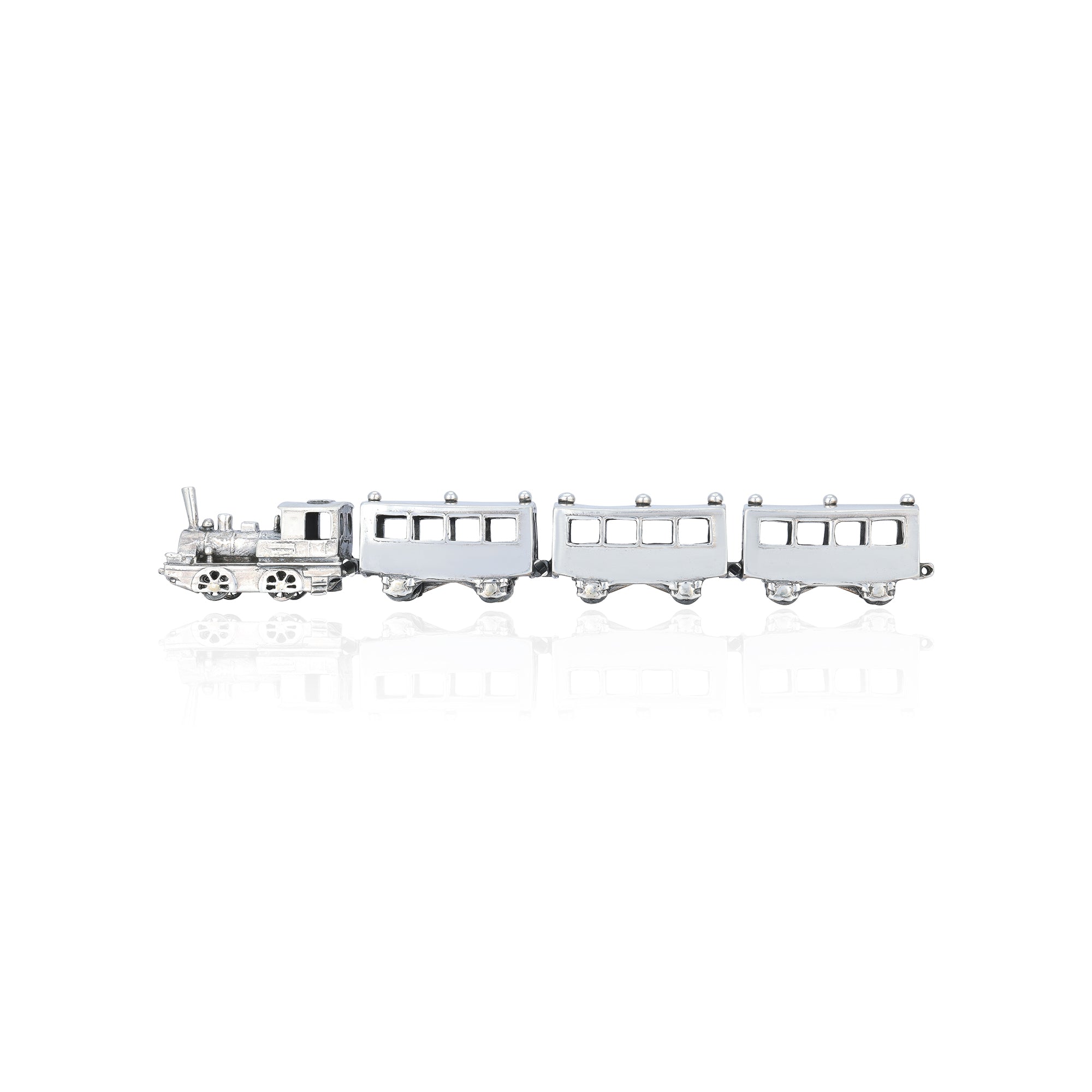 Classic Train Collection 925 Sterling Silver Model Miniature