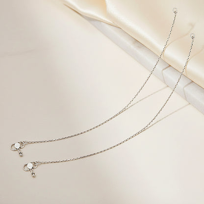 Classic Twisted Rope Pattern 925 Sterling Silver Anklets for Women